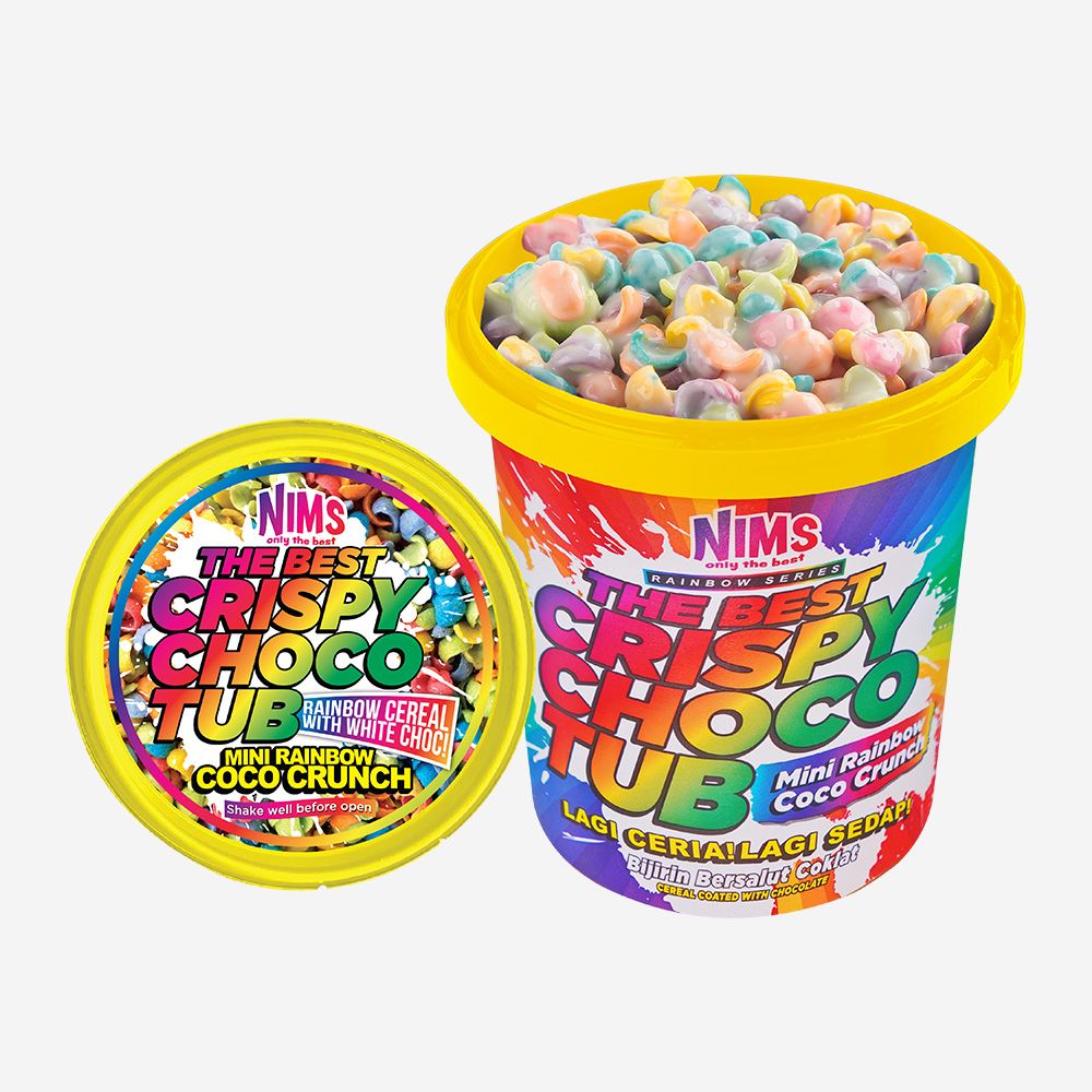 Socola Nims Rainbow Crunch Cầu Vồng